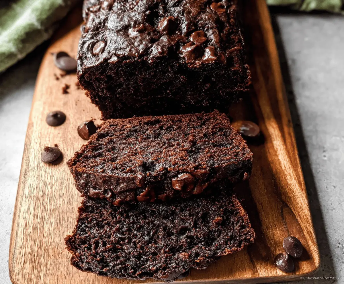 Moist Chocolate Zucchini Bread Recipe