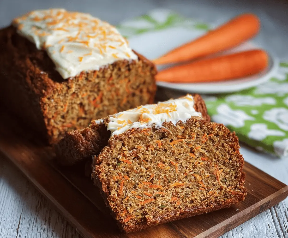 Easy Moist Carrot Bread Recipe