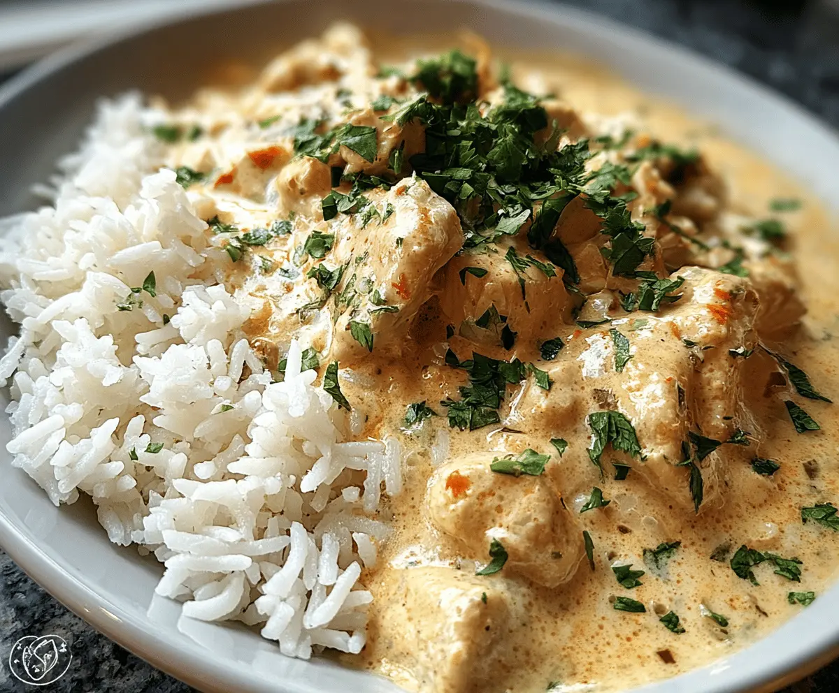 Easy Creamy Chicken and Rice Recipe
