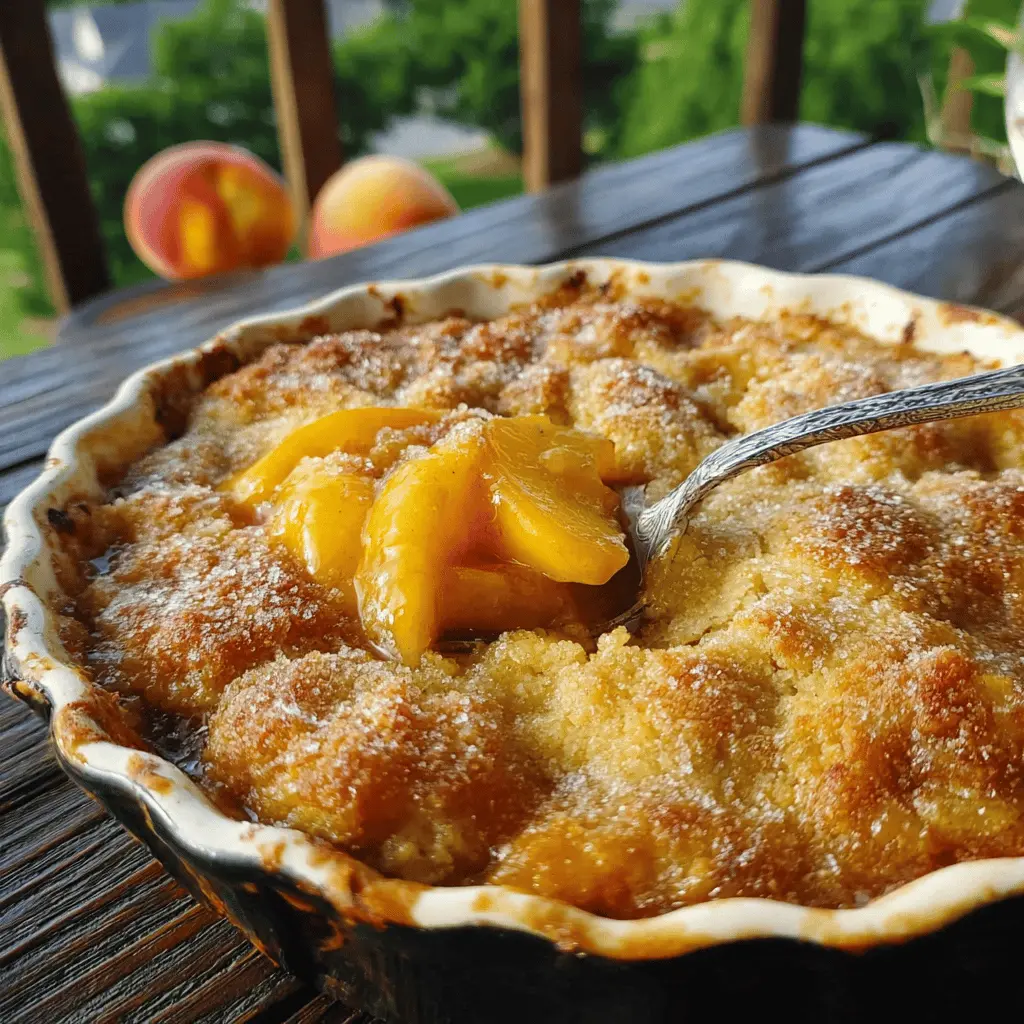 Classic Southern Peach Cobbler Recipe