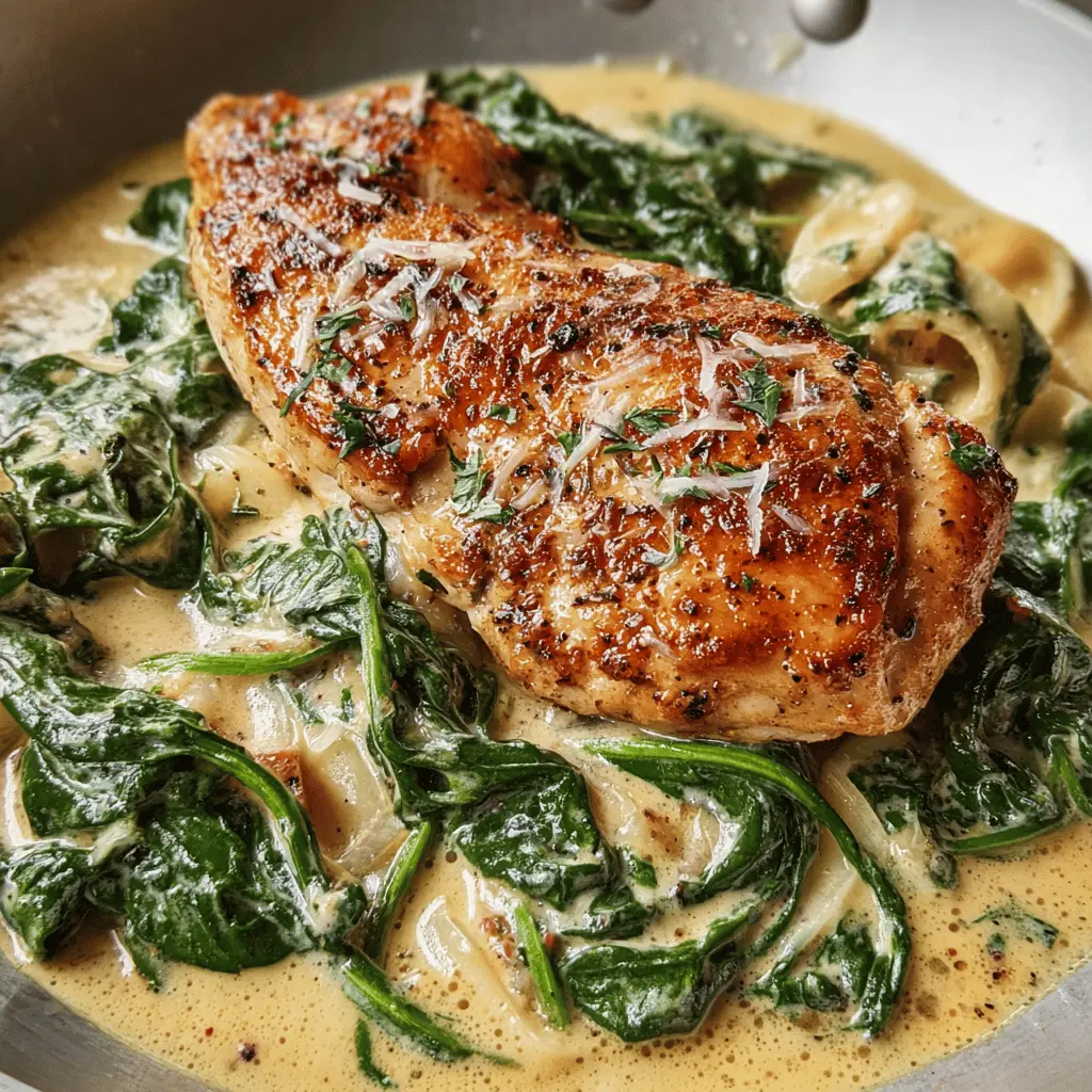 Easy Creamy Chicken Florentine Recipe