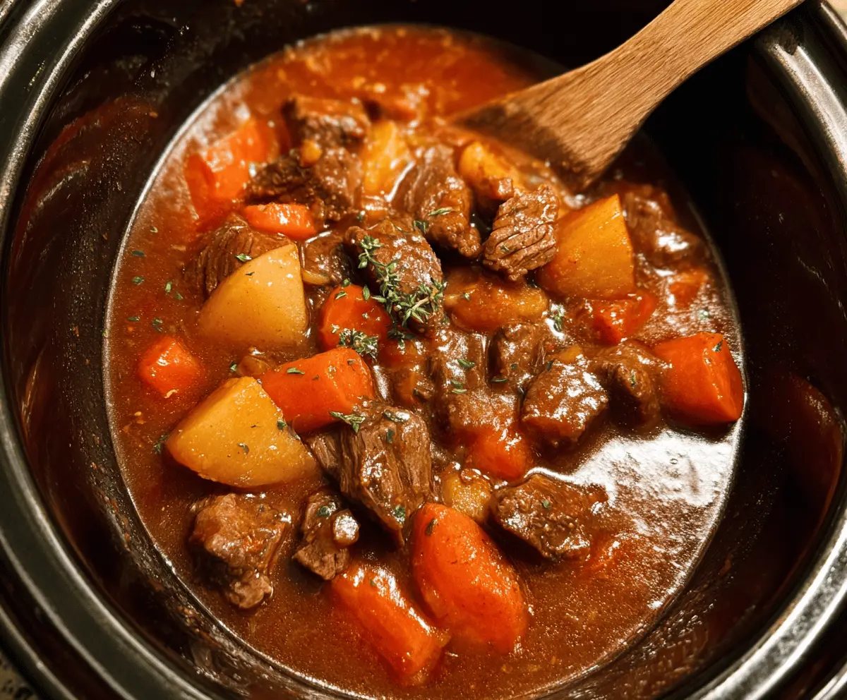 Hearty Crock Pot Beef Stew Recipe