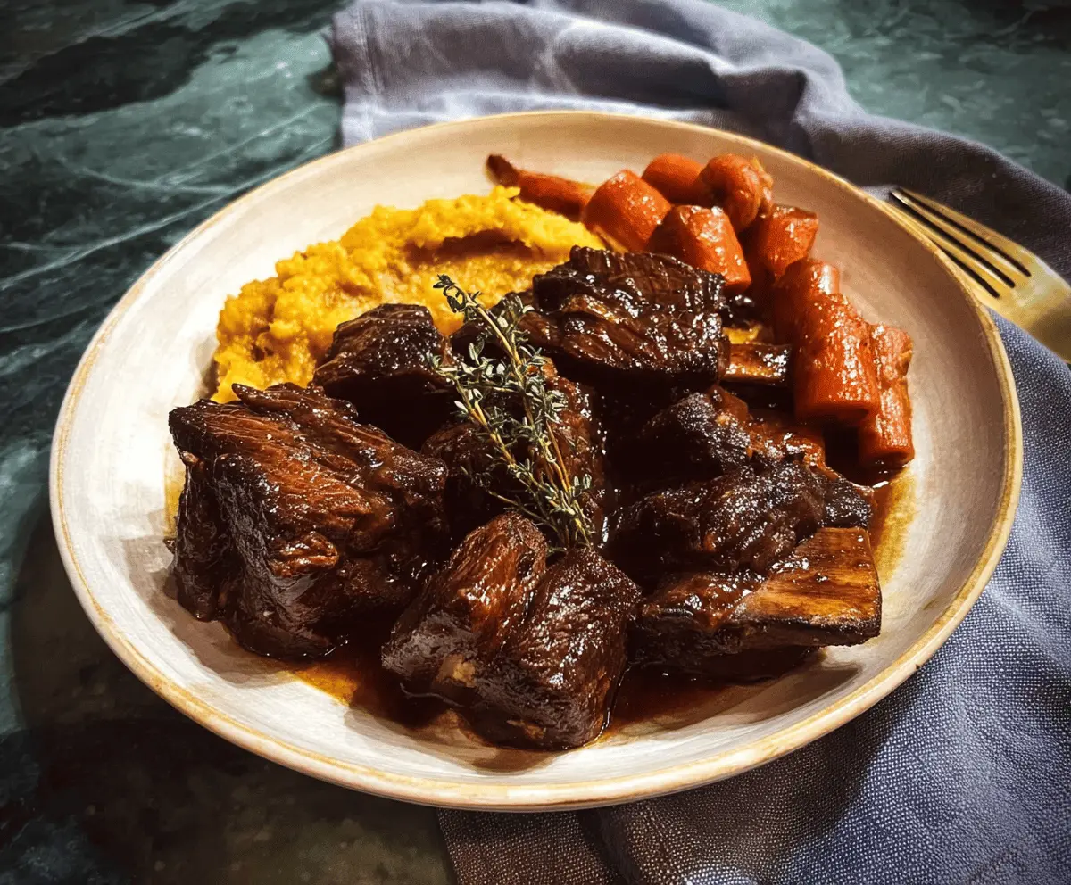 Super Tender Crockpot Beef Short Ribs Recipe
