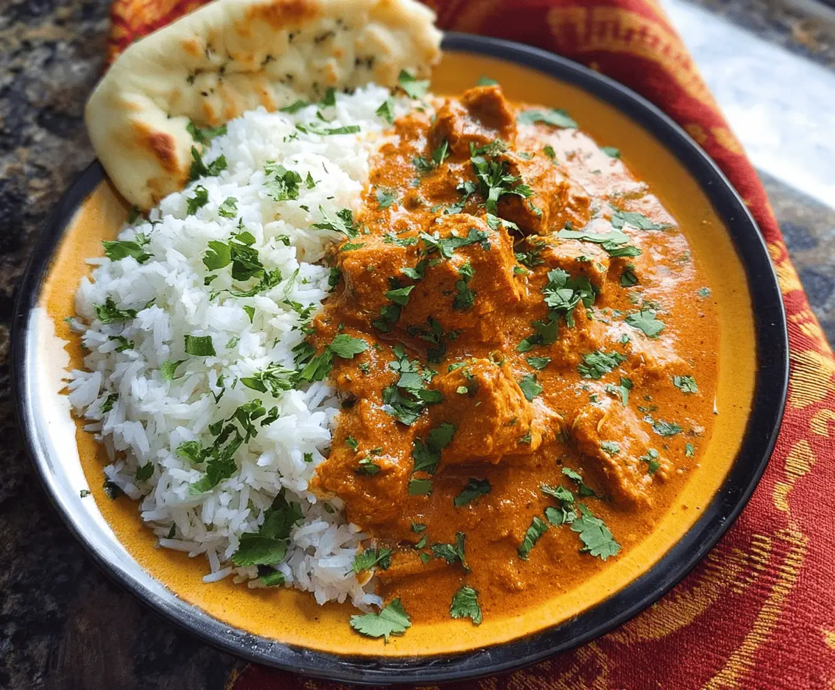 Easy Slow Cooker Indian Butter Chicken Recipe