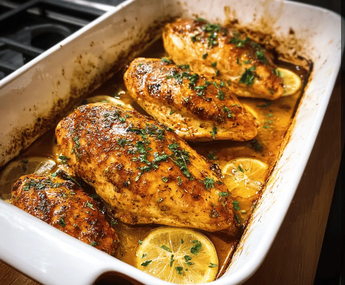 Easy Oven Baked Chicken Breast Recipe
