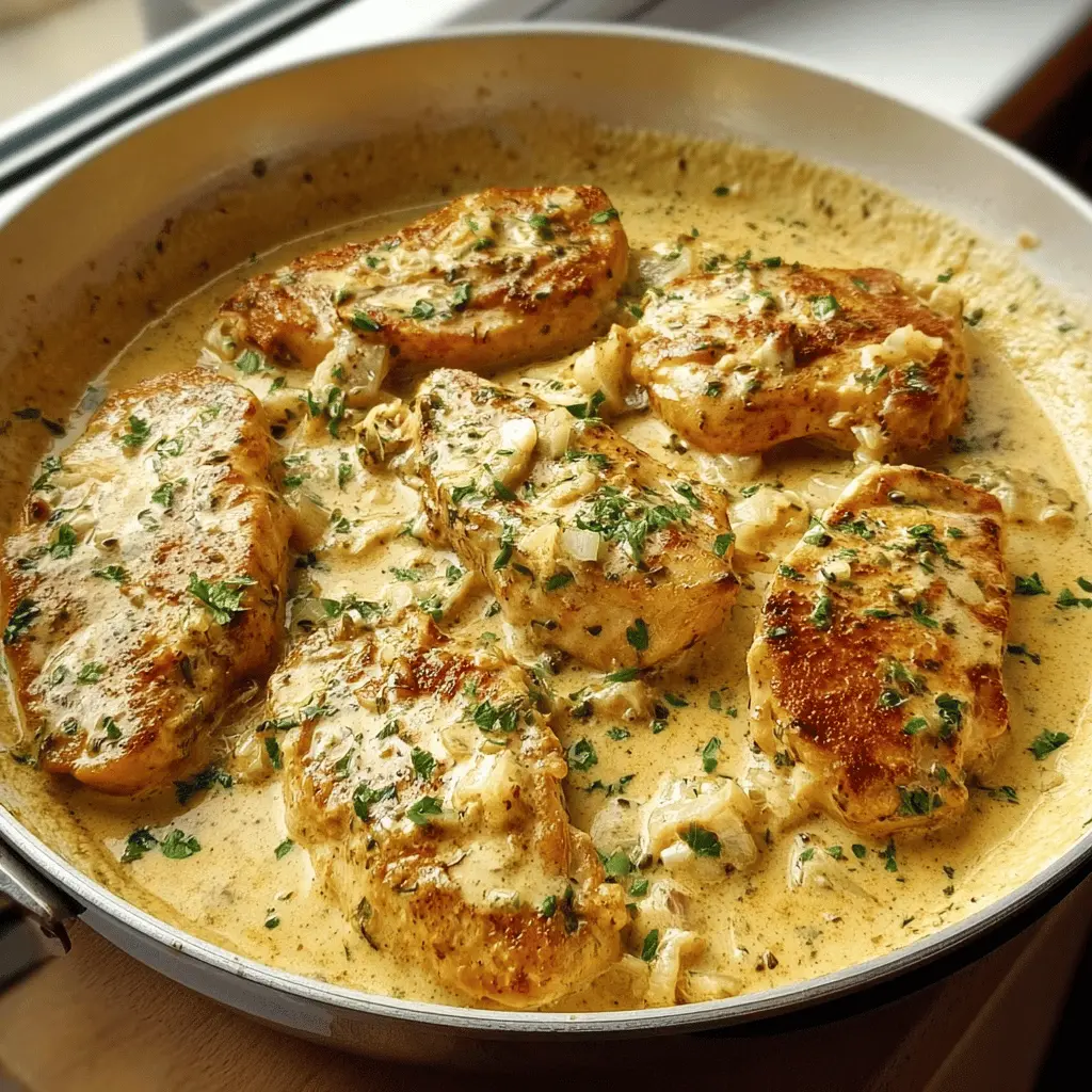 Creamy Garlic Chicken Recipe with Easy Sauce