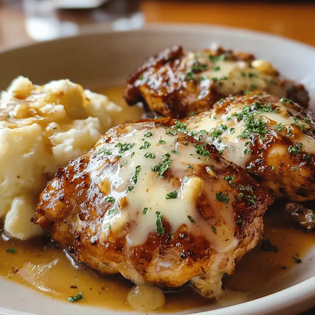 Easy Texas Roadhouse Smothered Chicken Recipe