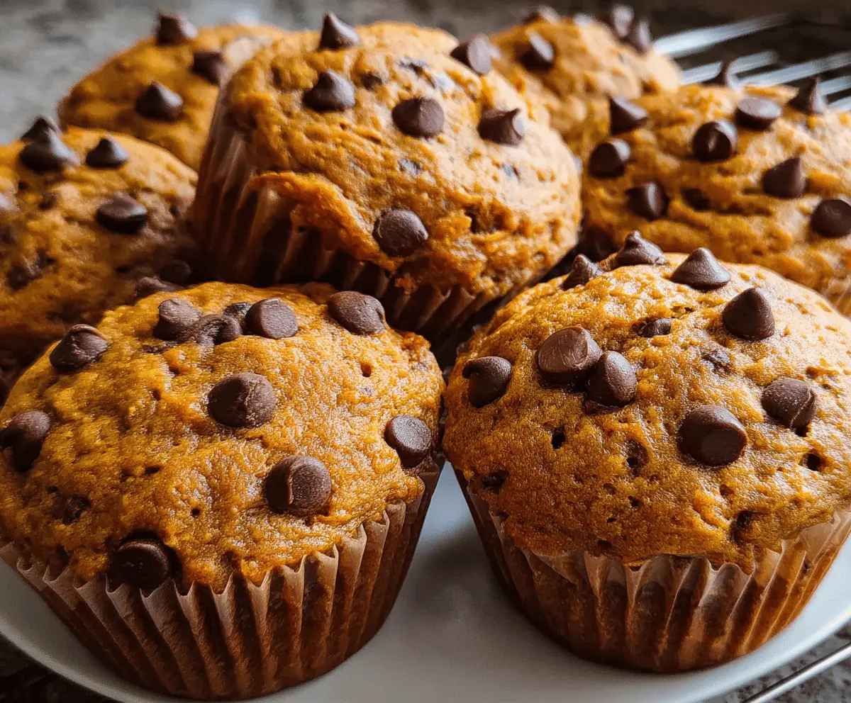 Moist Pumpkin Chocolate Chip Muffins Recipe