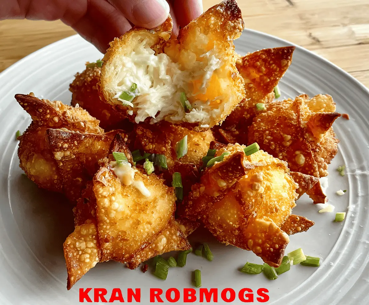 Crispy Crab Rangoon Bombs With Creamy Filling