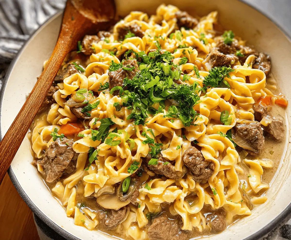 Easy 30-Minute Beef and Noodles Recipe