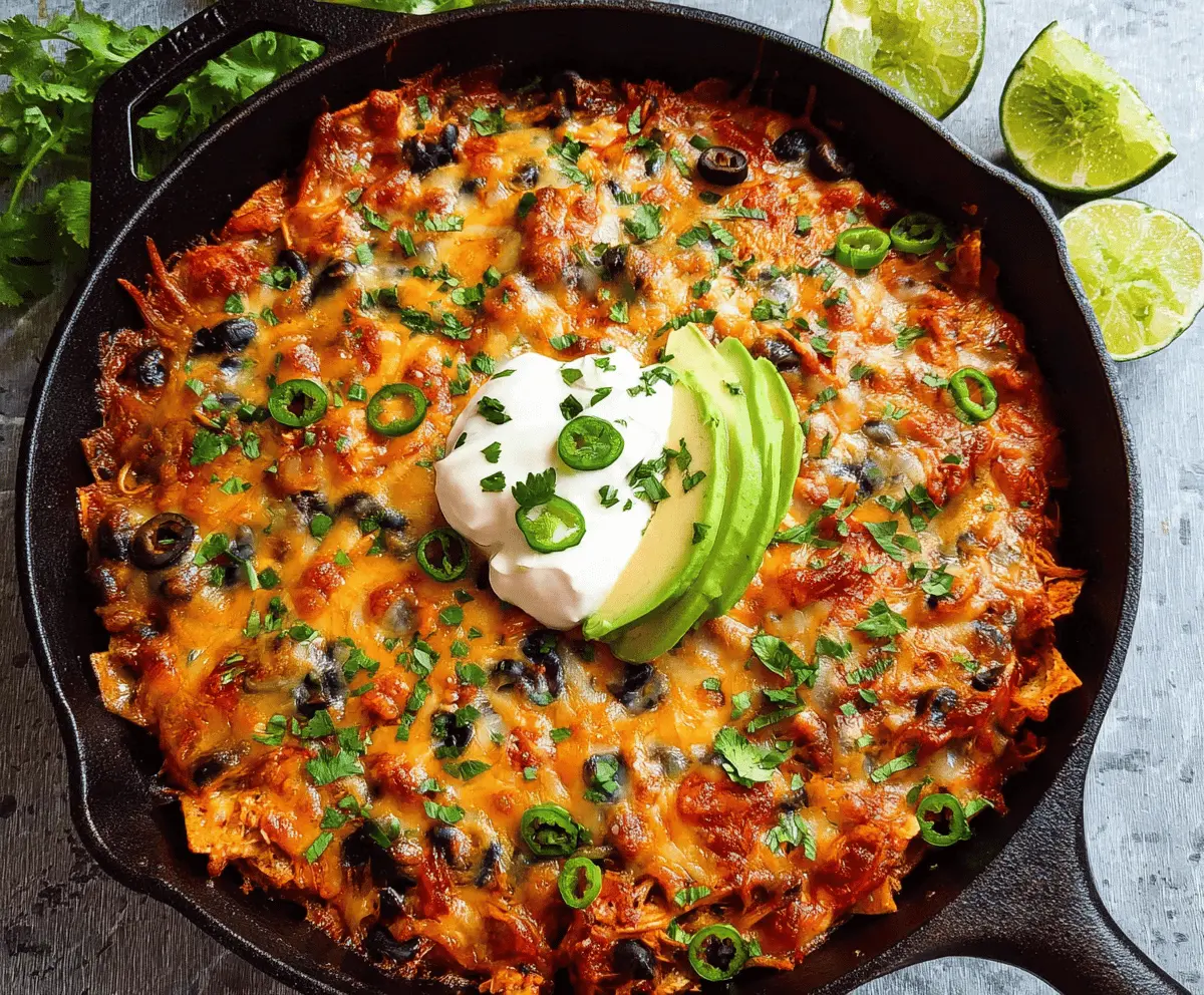 Healthy Enchilada Skillet Dinner Recipe