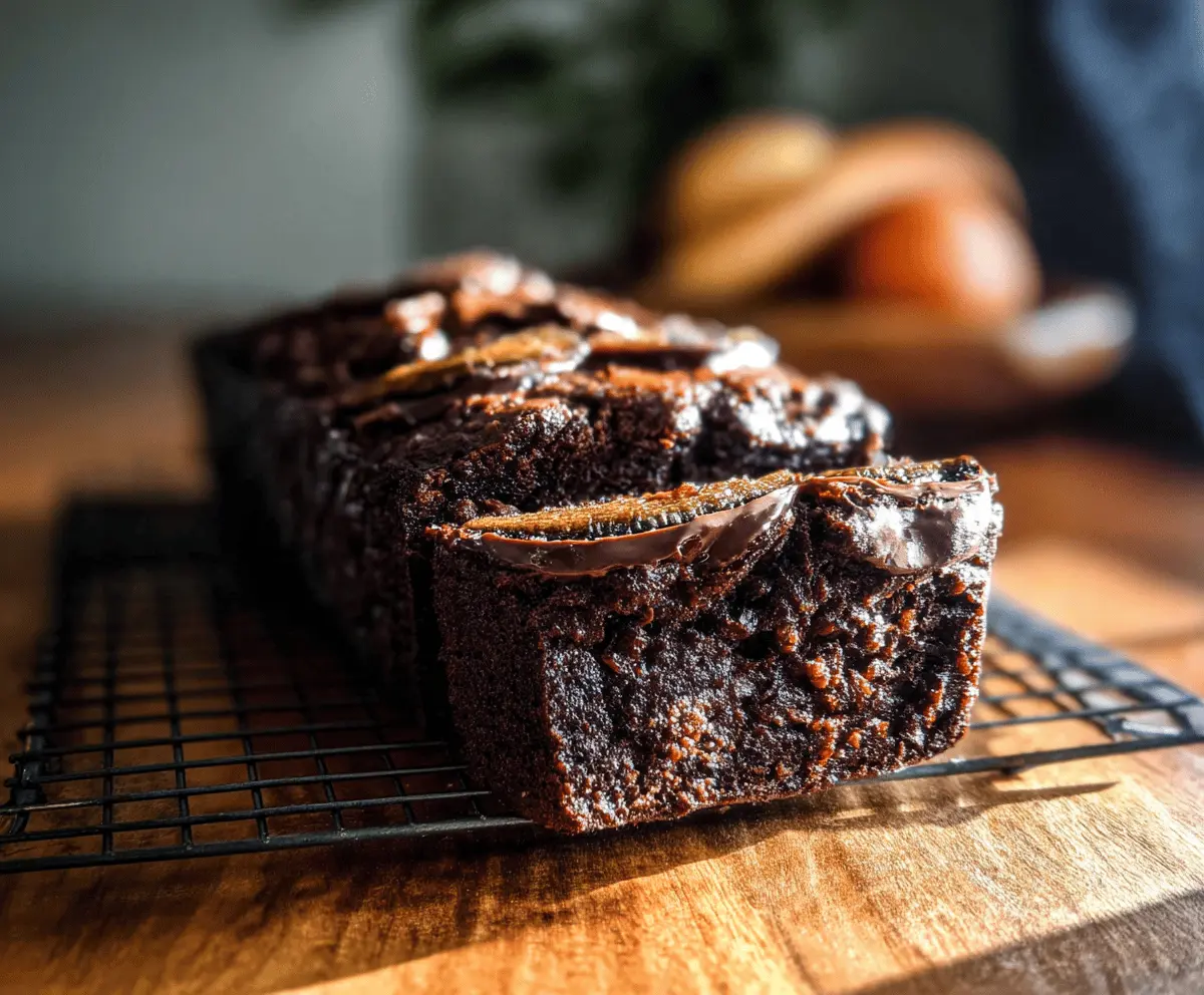 Moist Chocolate Espresso Banana Bread Recipe