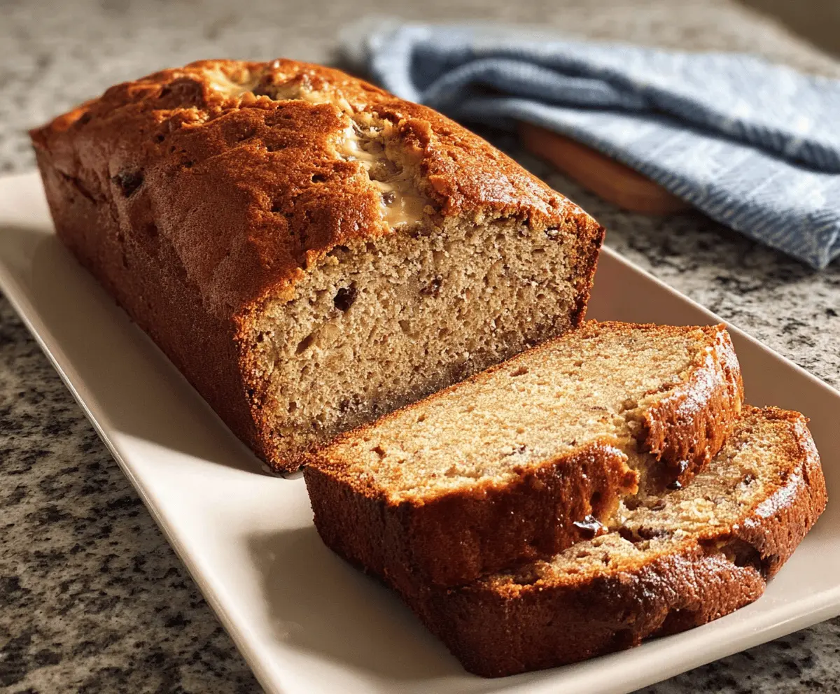 Moist Sour Cream Banana Bread Recipe