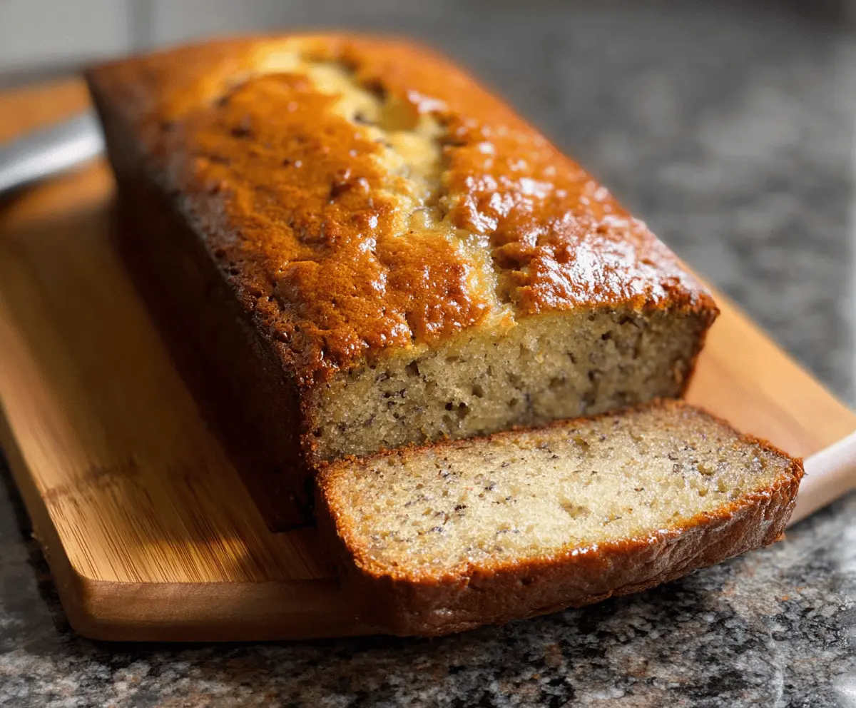 Moist Buttermilk Banana Bread Recipe