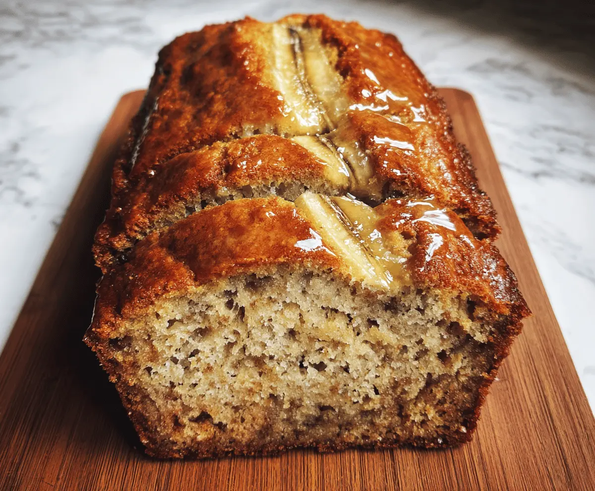 Easy Honey Vanilla Banana Bread Recipe