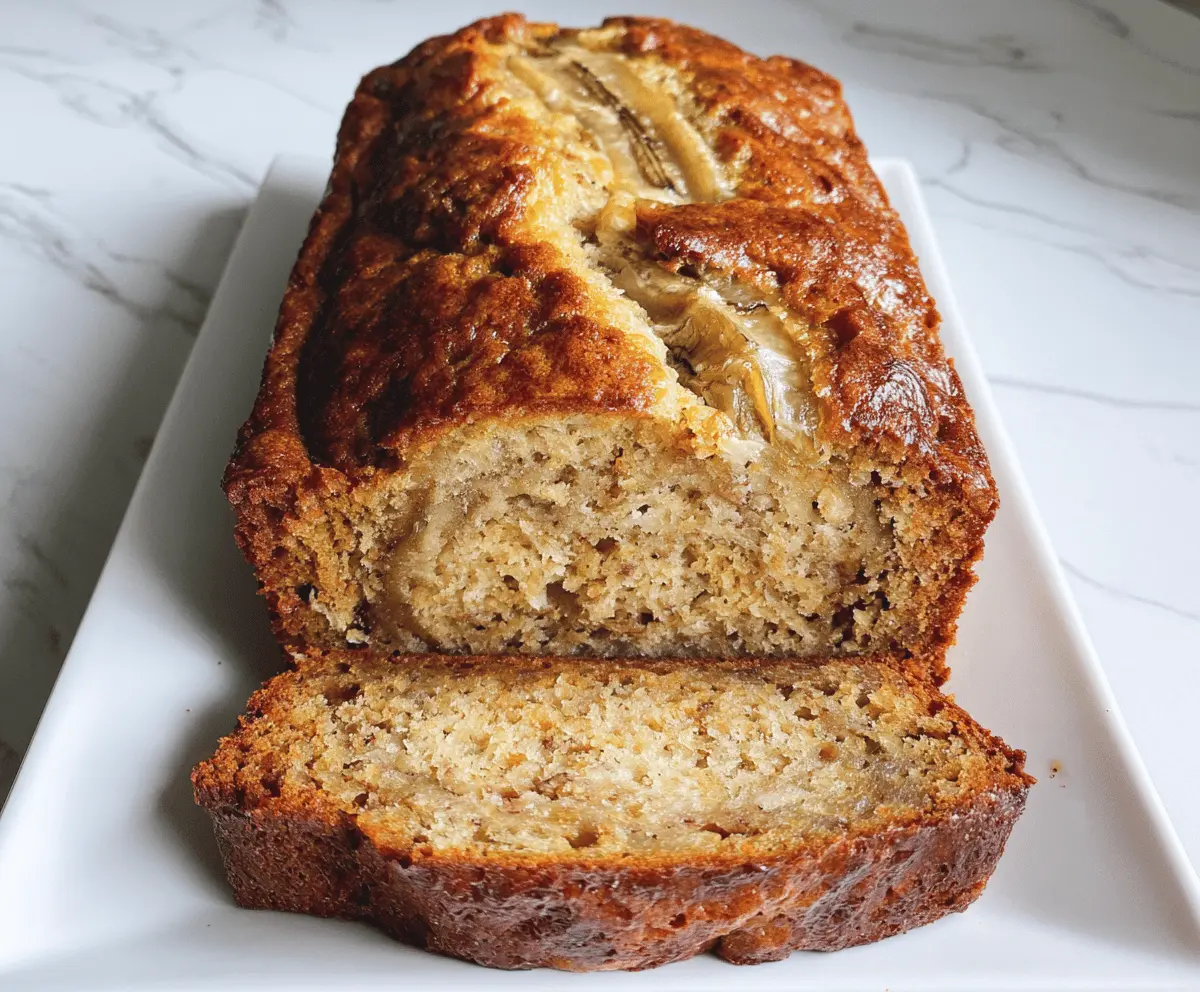 Easy Honey Vanilla Banana Bread Recipe