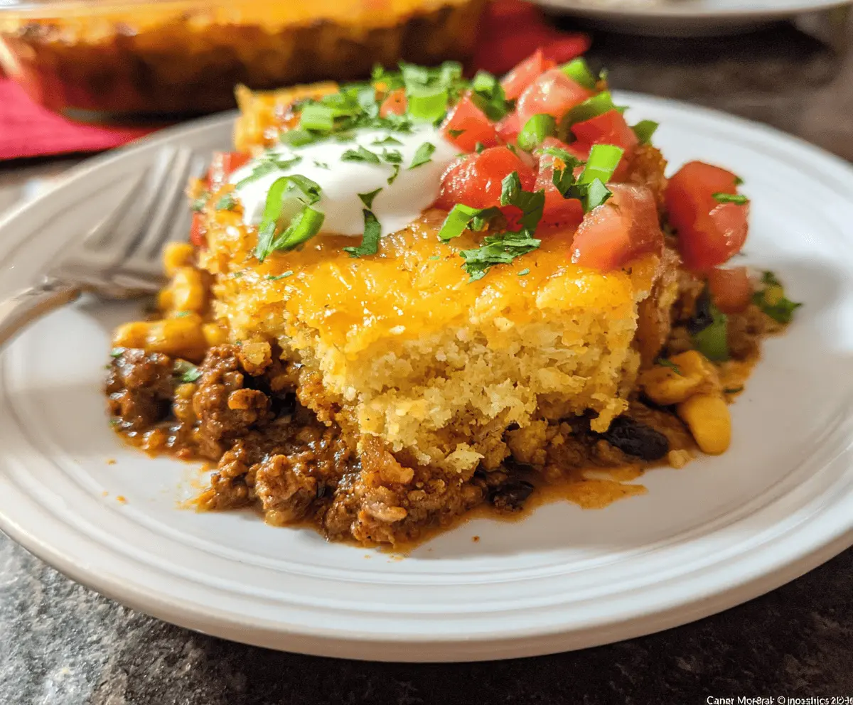 Easy Texas Tamale Pie Casserole Recipe