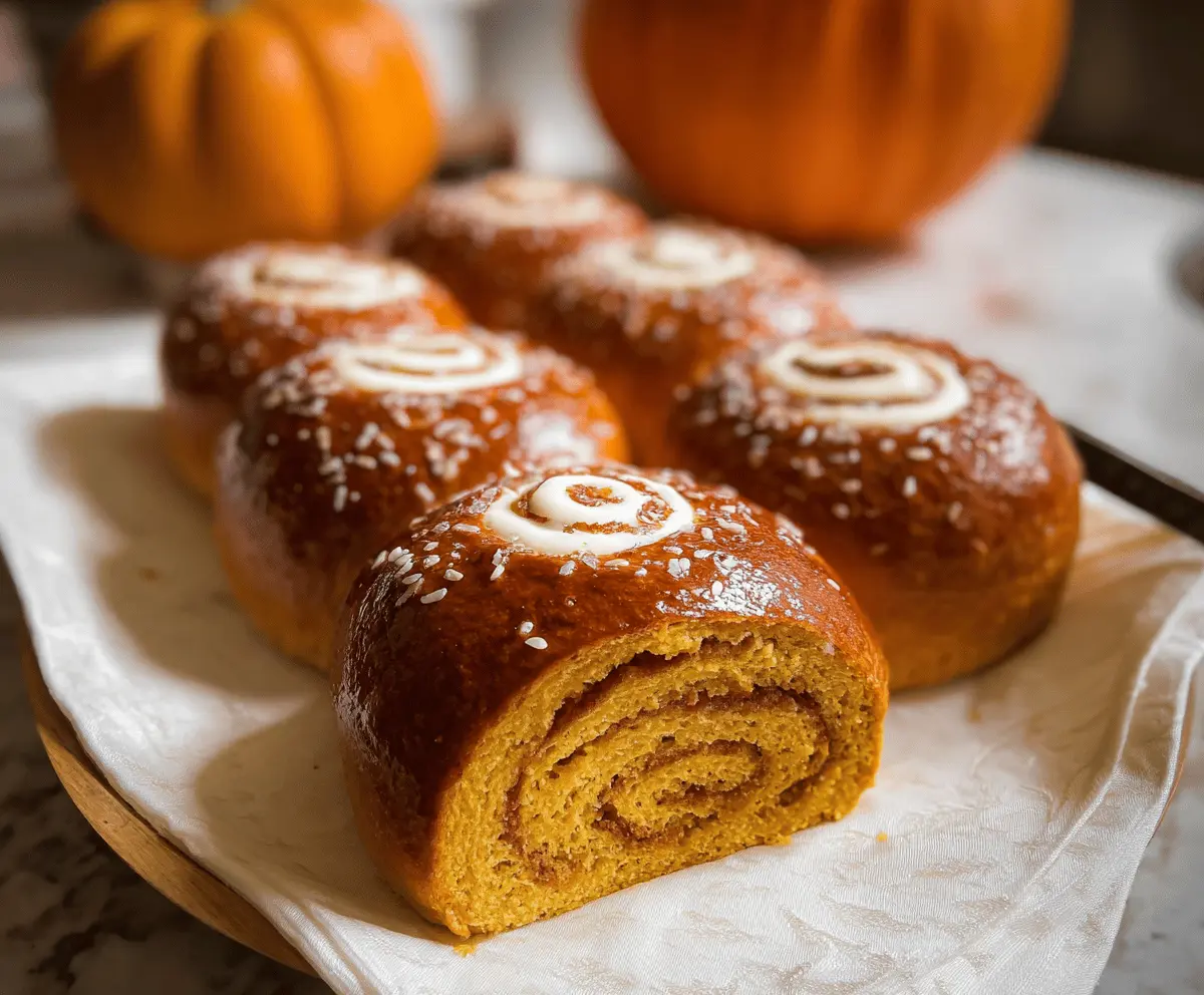 Easy Pumpkin Roll Recipe with Cream Cheese Filling