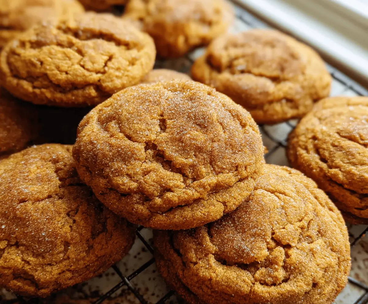 Soft and Chewy Pumpkin Cookies
