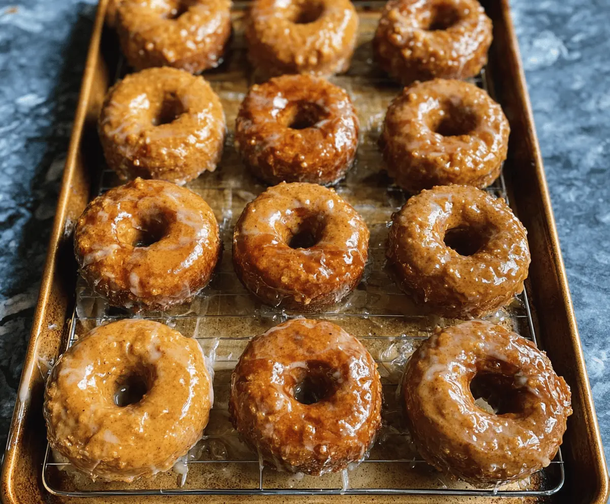 Easy Baked Pumpkin Donuts With Sweet Maple Glaze