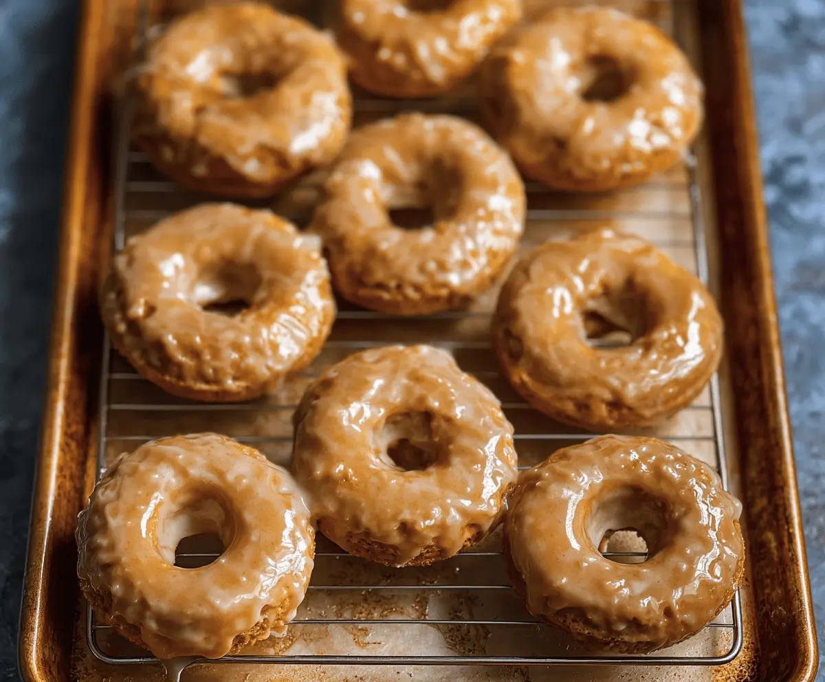 Easy Baked Pumpkin Donuts With Sweet Maple Glaze