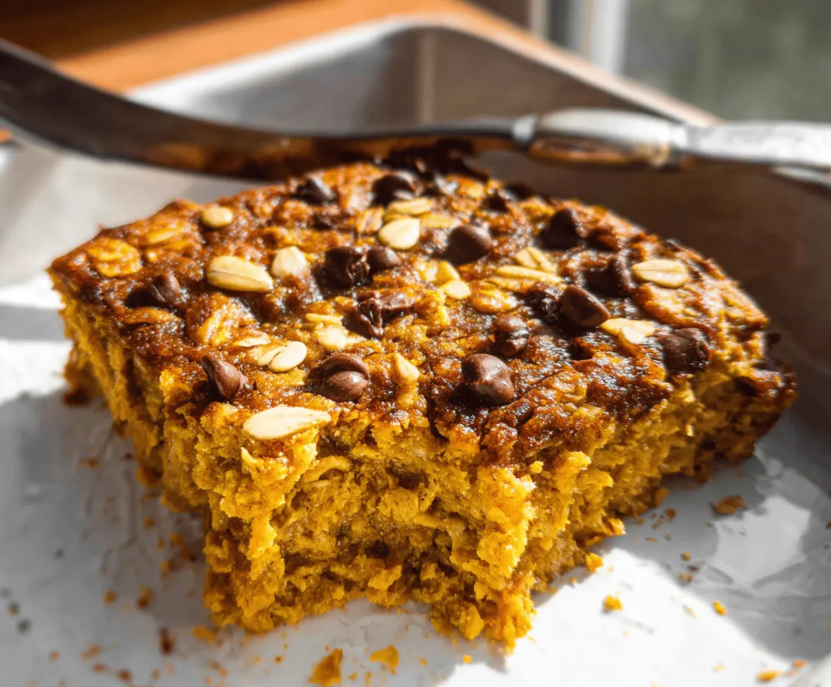 Easy Pumpkin Baked Oatmeal Recipe