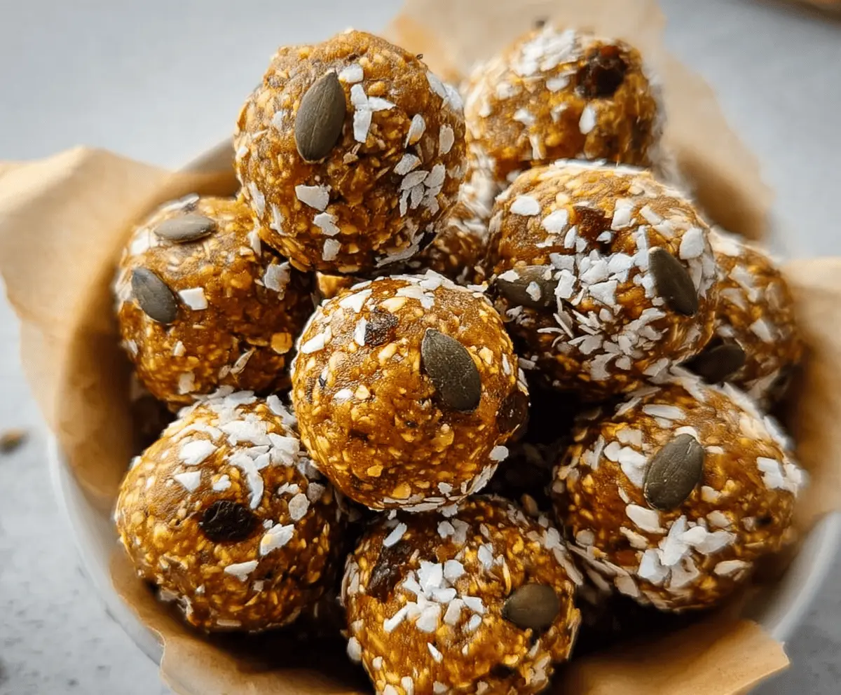 Easy Pumpkin Protein Balls for Healthy Snacks