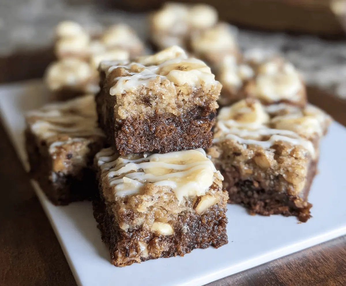 Banana Bread Brownies