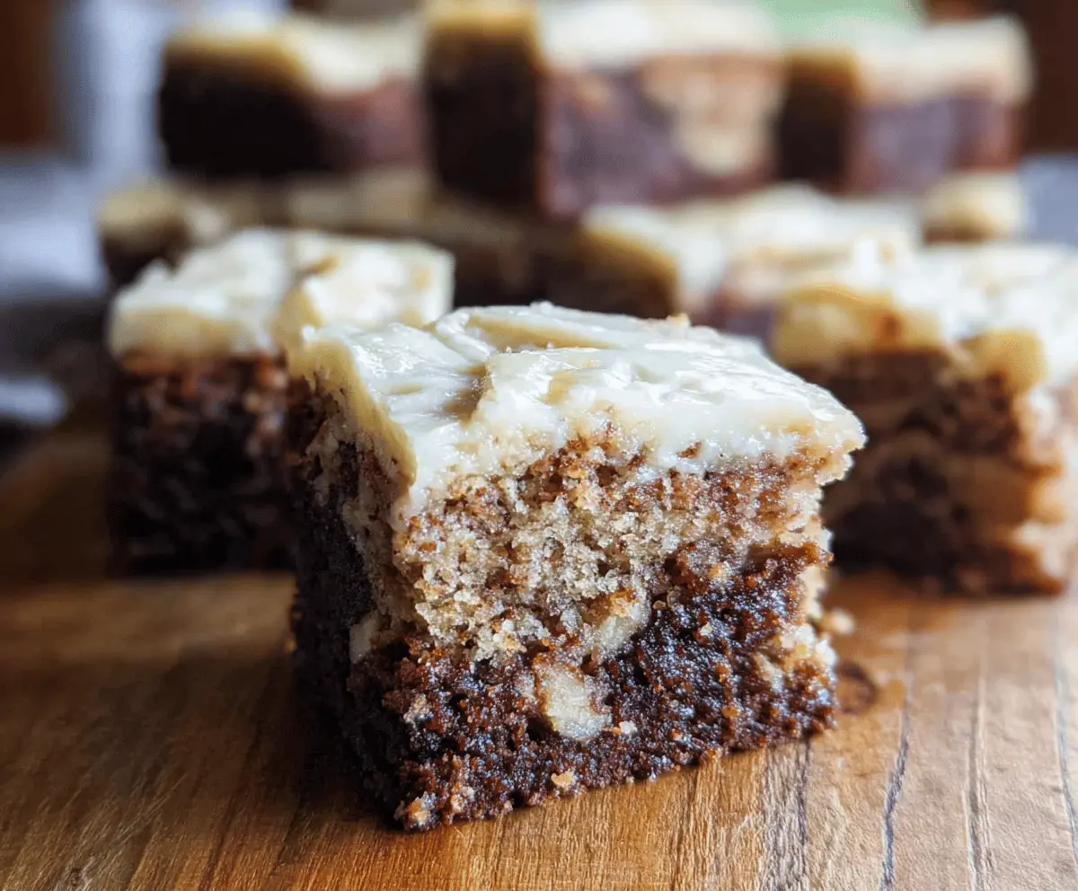 Moist Banana Bread Brownies Recipe