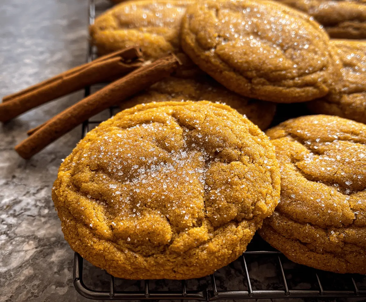 Easy Chewy Pumpkin Cookies Recipe