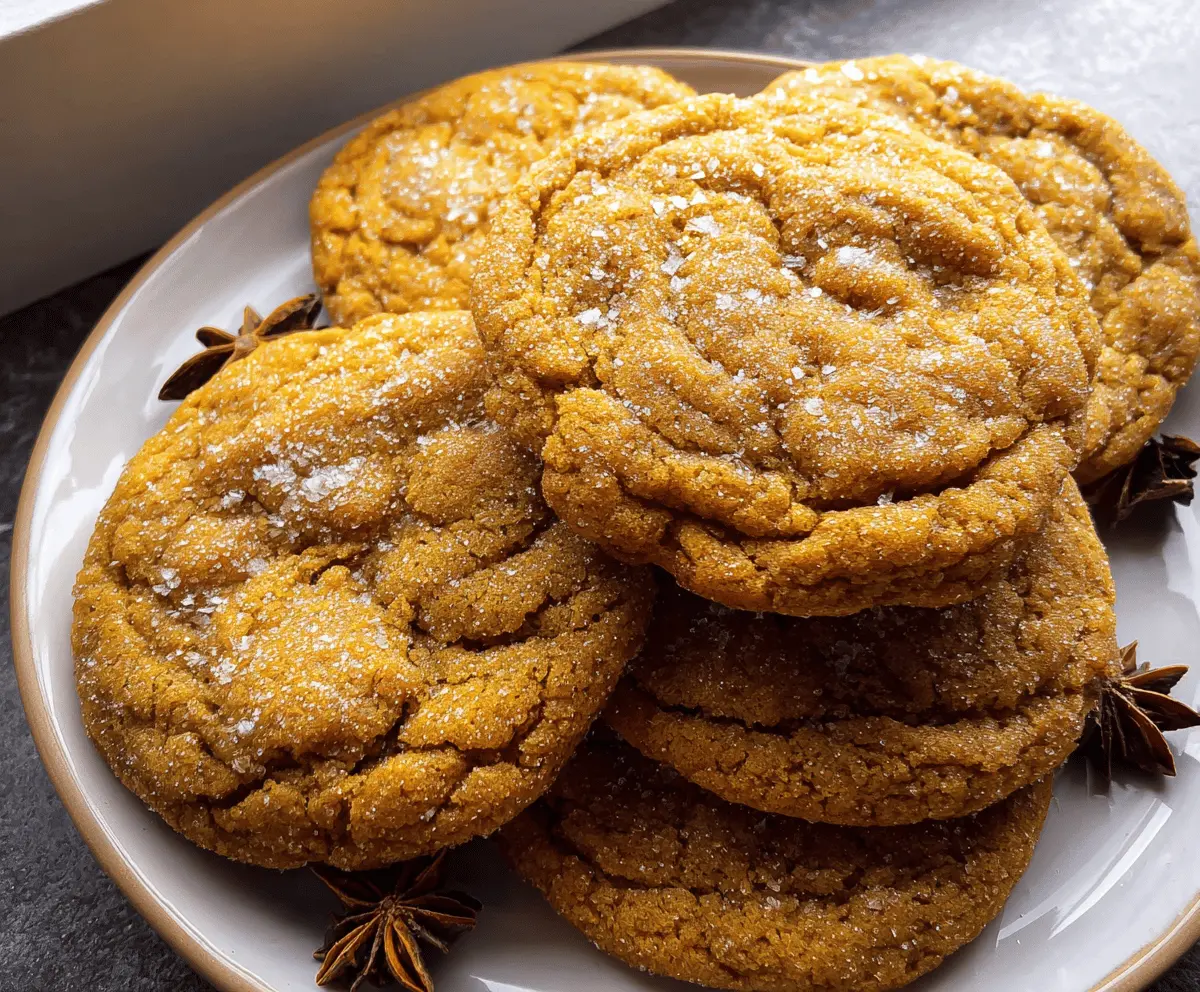 Easy Chewy Pumpkin Cookies Recipe