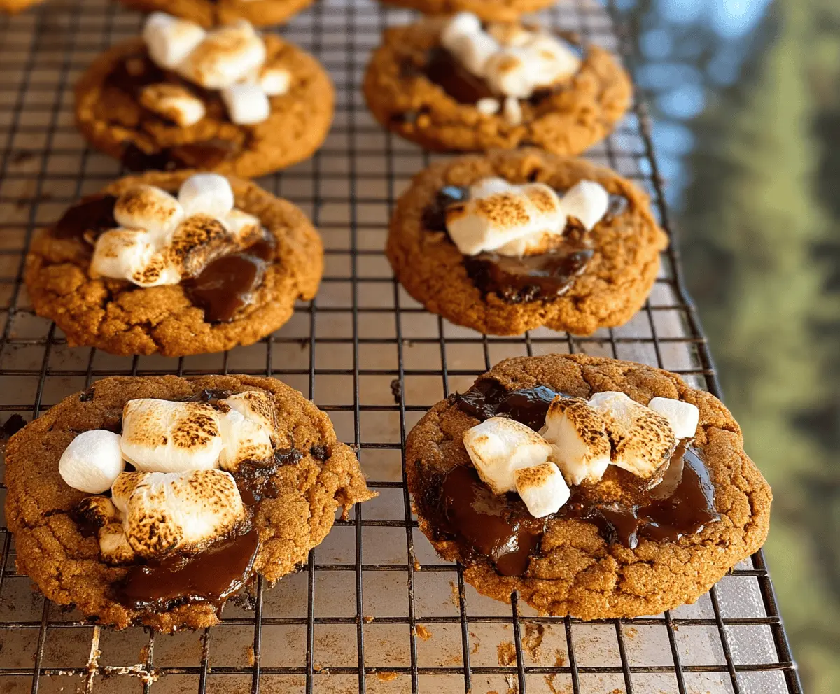 Easy Pumpkin S’mores Cookies Recipe