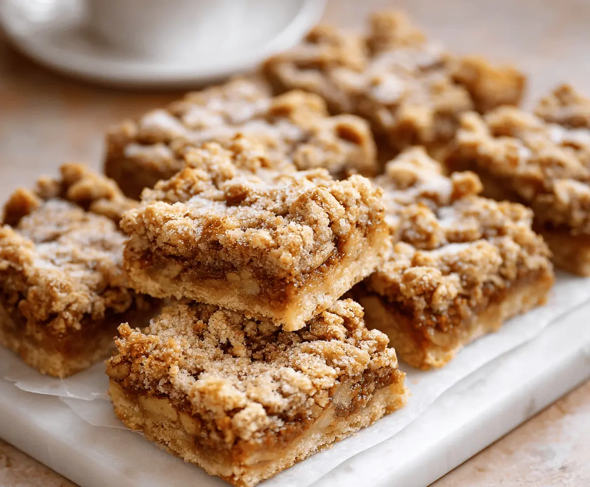 Apple Crisp Bars