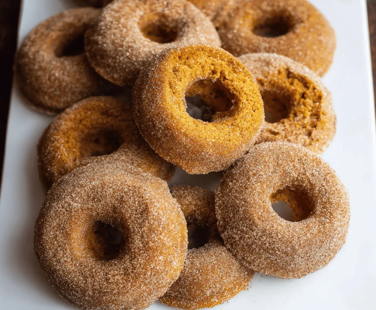 Baked Pumpkin Spice Donuts