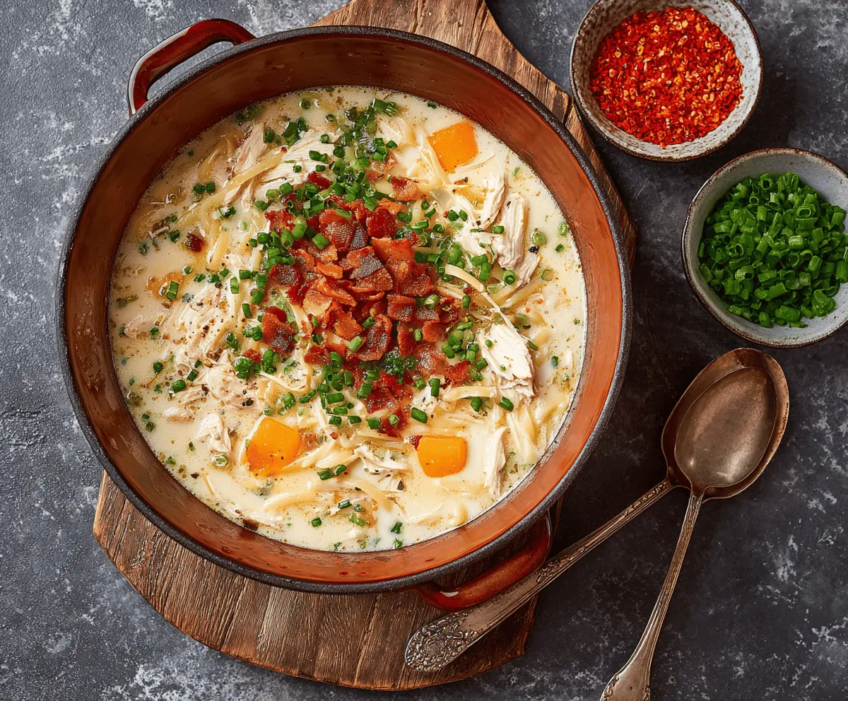 Crack Chicken Noodle Soup