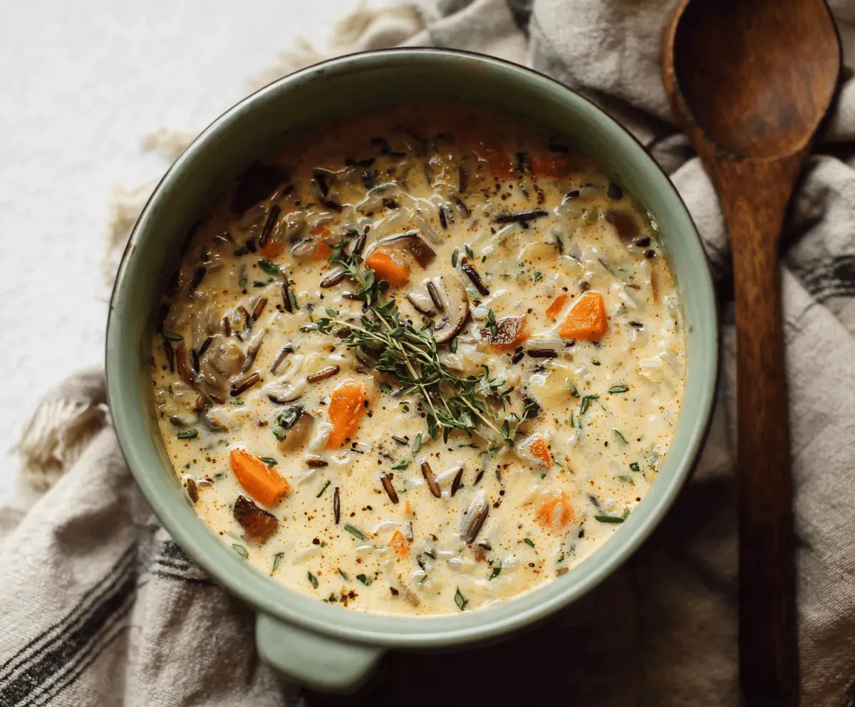 Creamy Wild Rice Soup
