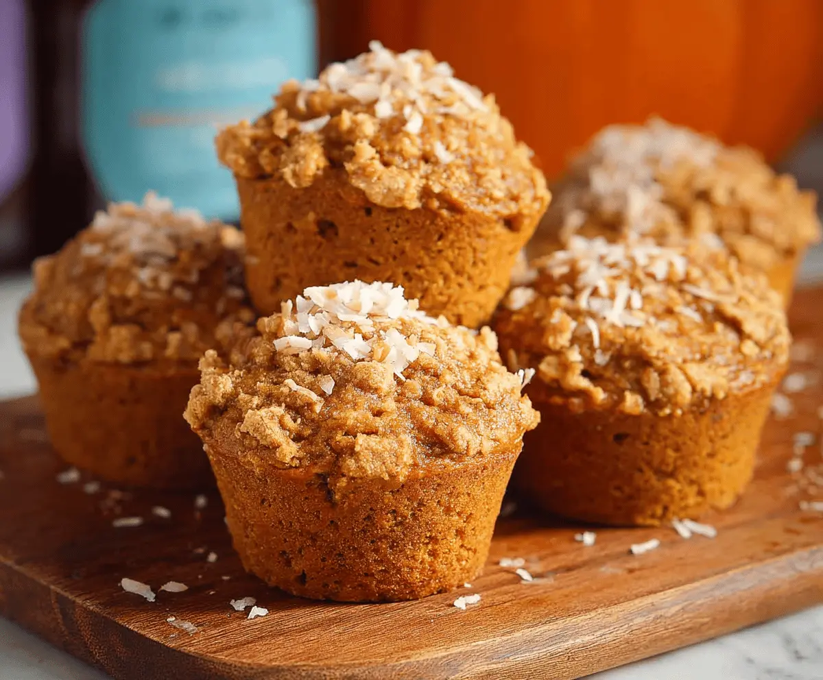 Pumpkin Coconut Muffins