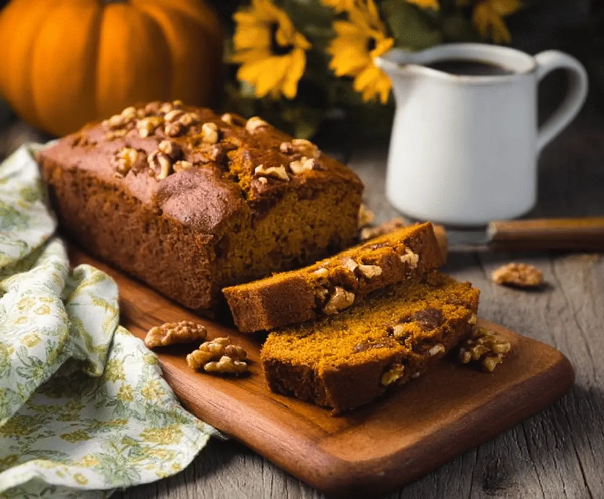 Pumpkin Walnut Bread