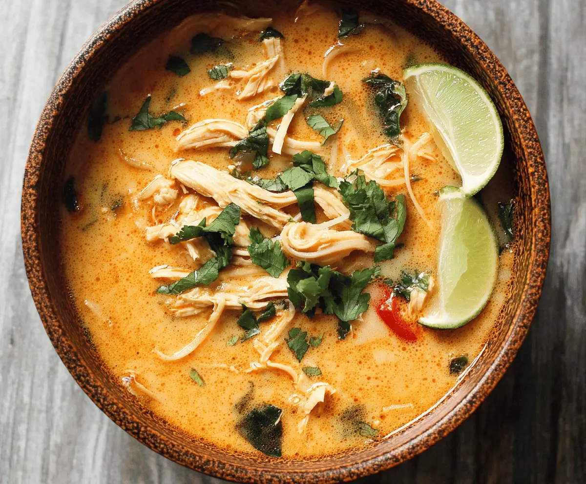 Thai Curry Chicken Soup