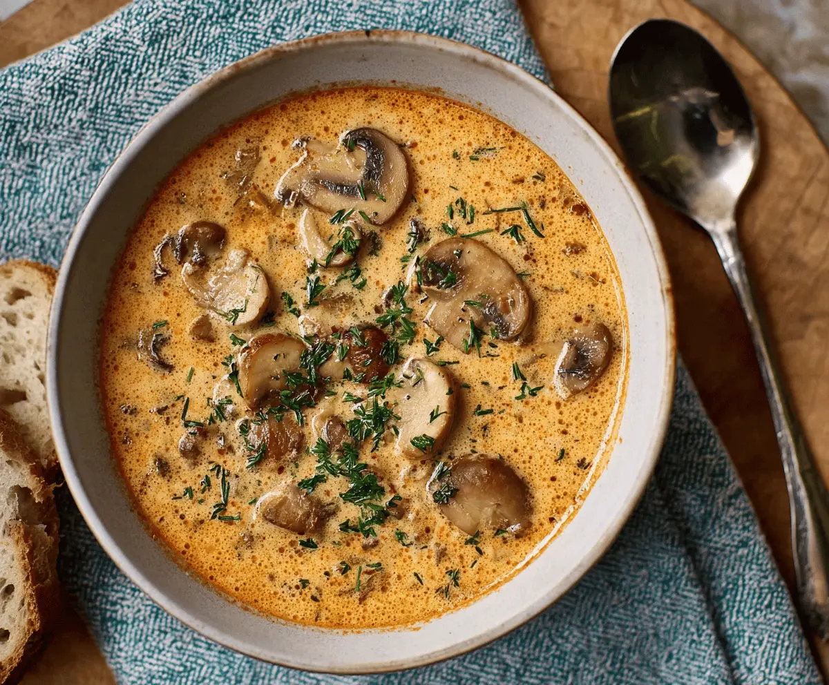 Hungarian Mushroom Soup