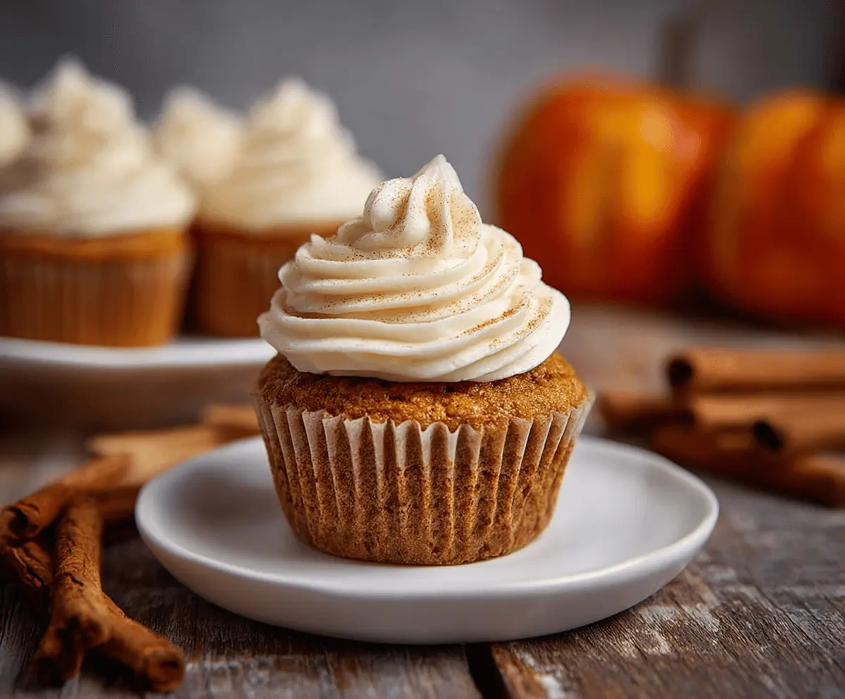 Pumpkin Spice Cupcakes