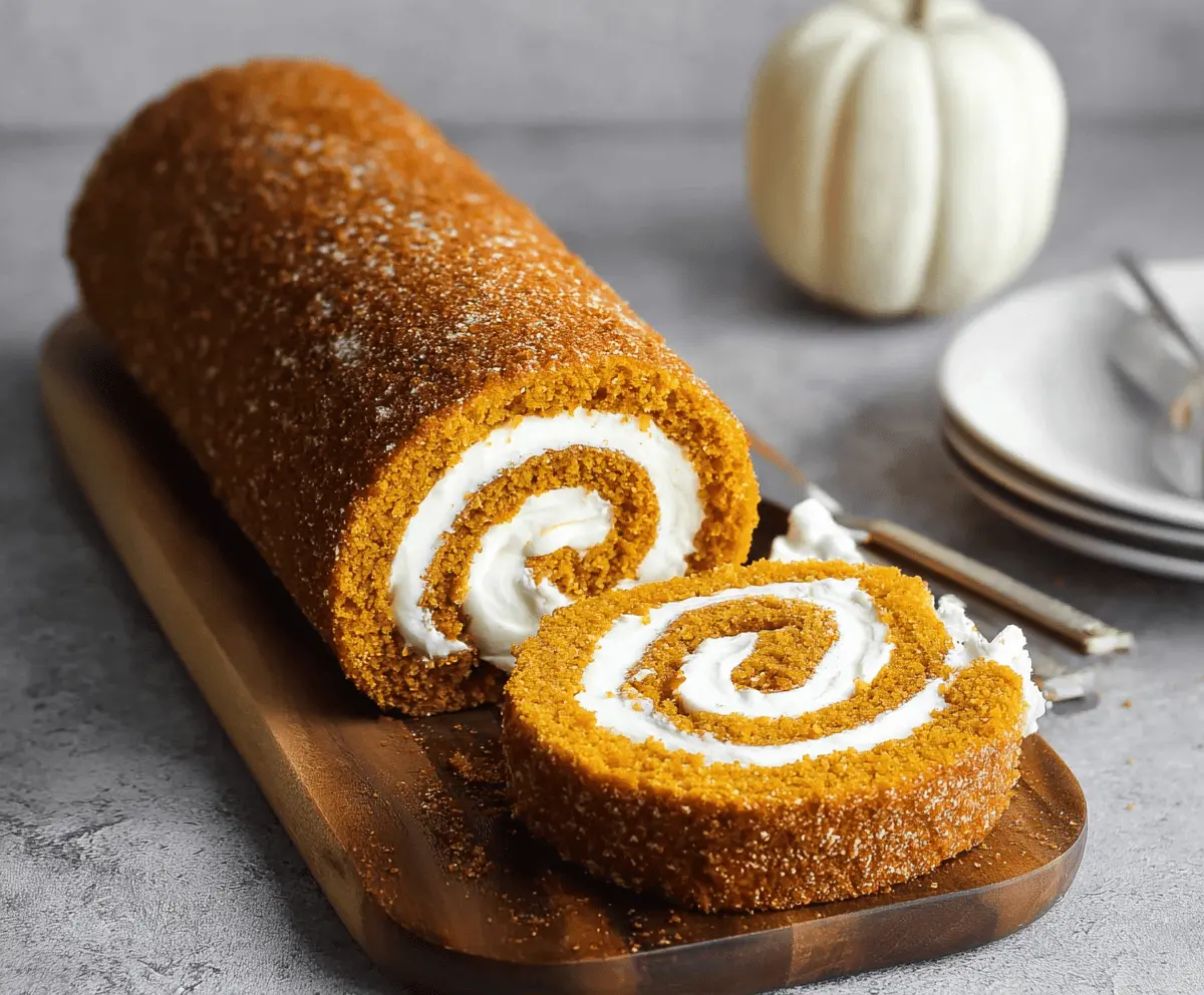 Pumpkin Swiss Roll
