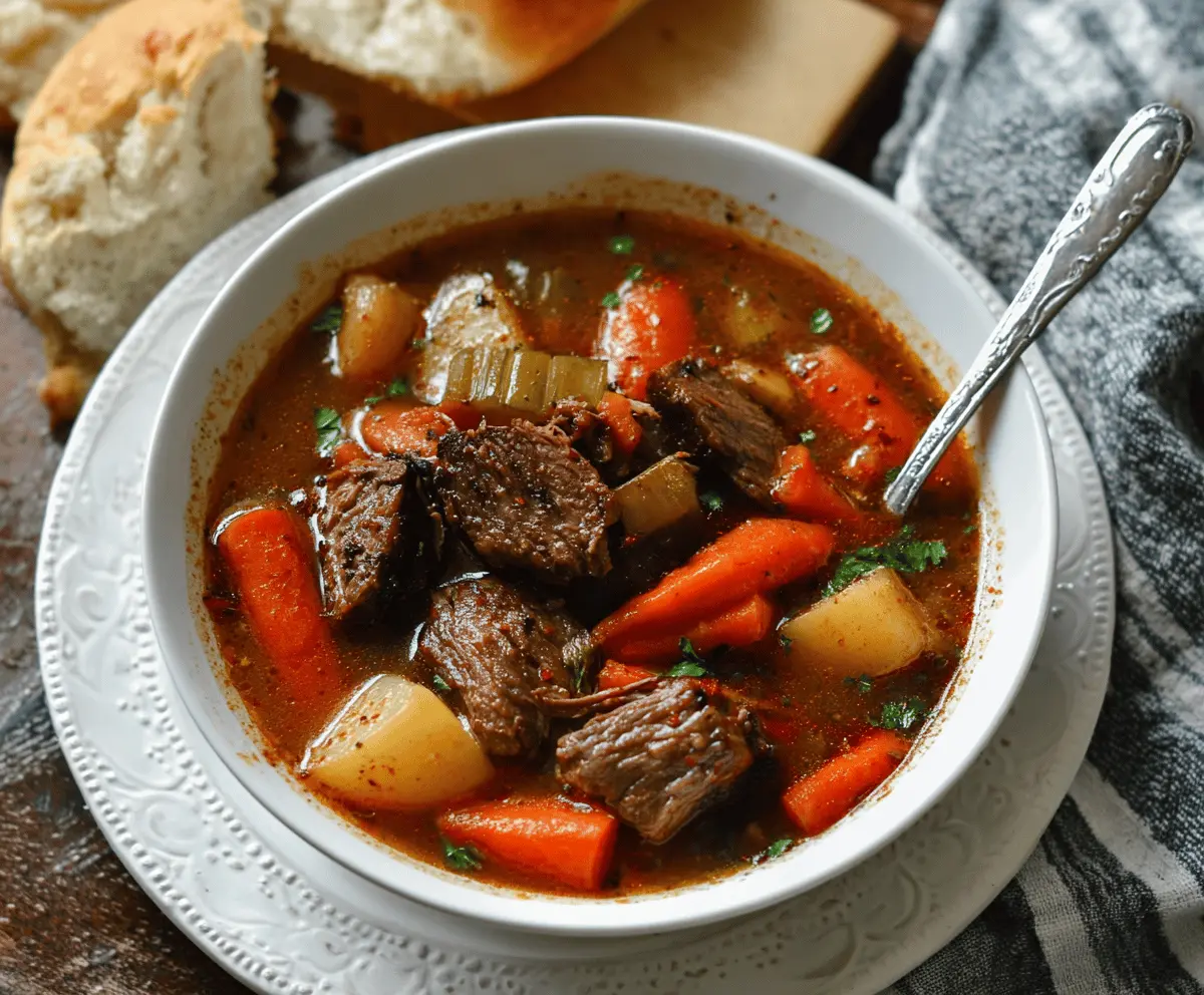 Slow Cooker Beef Stew with Vegetables