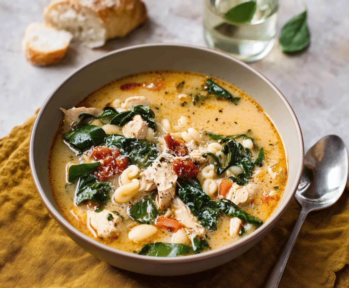 Tuscan Chicken Soup