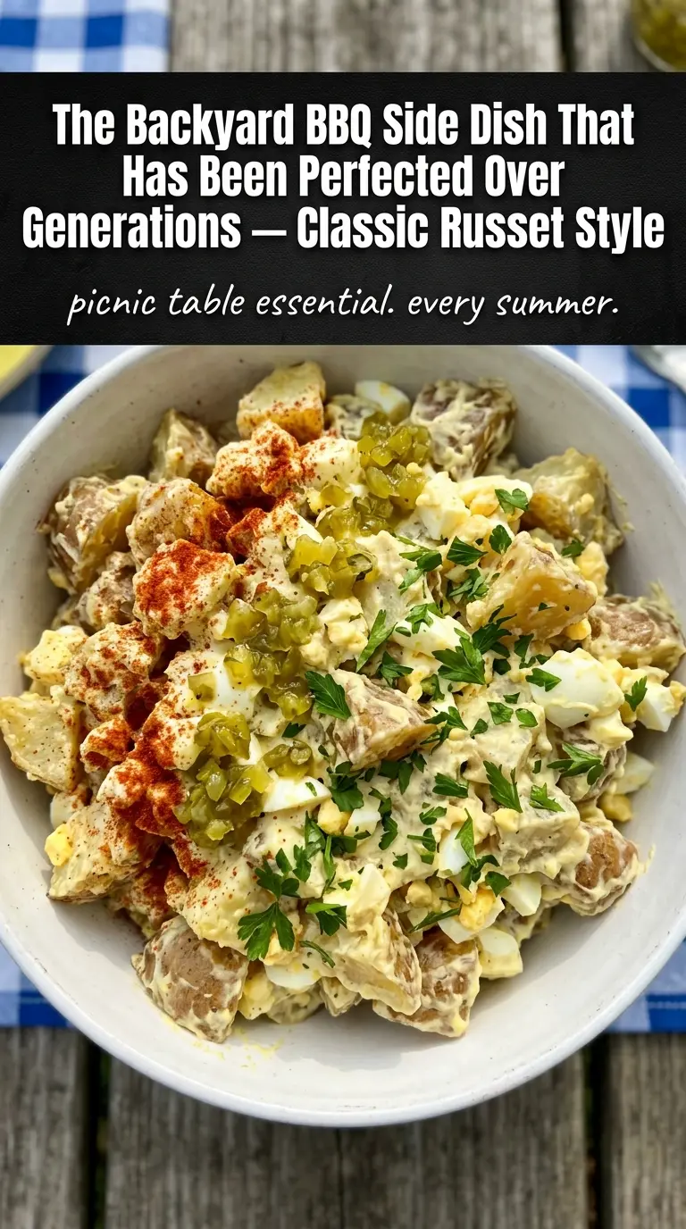 American russet potato salad classic creamy