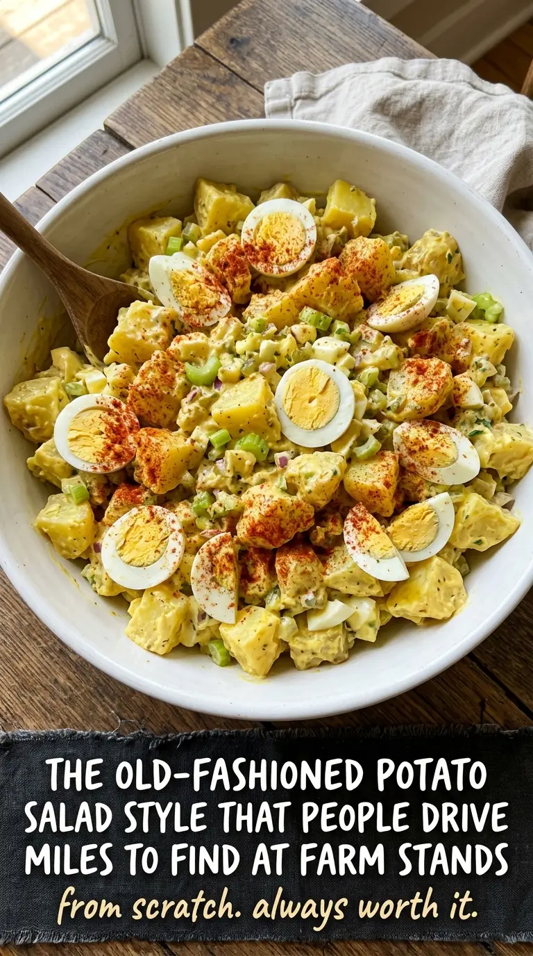 Amish potato salad creamy tangy