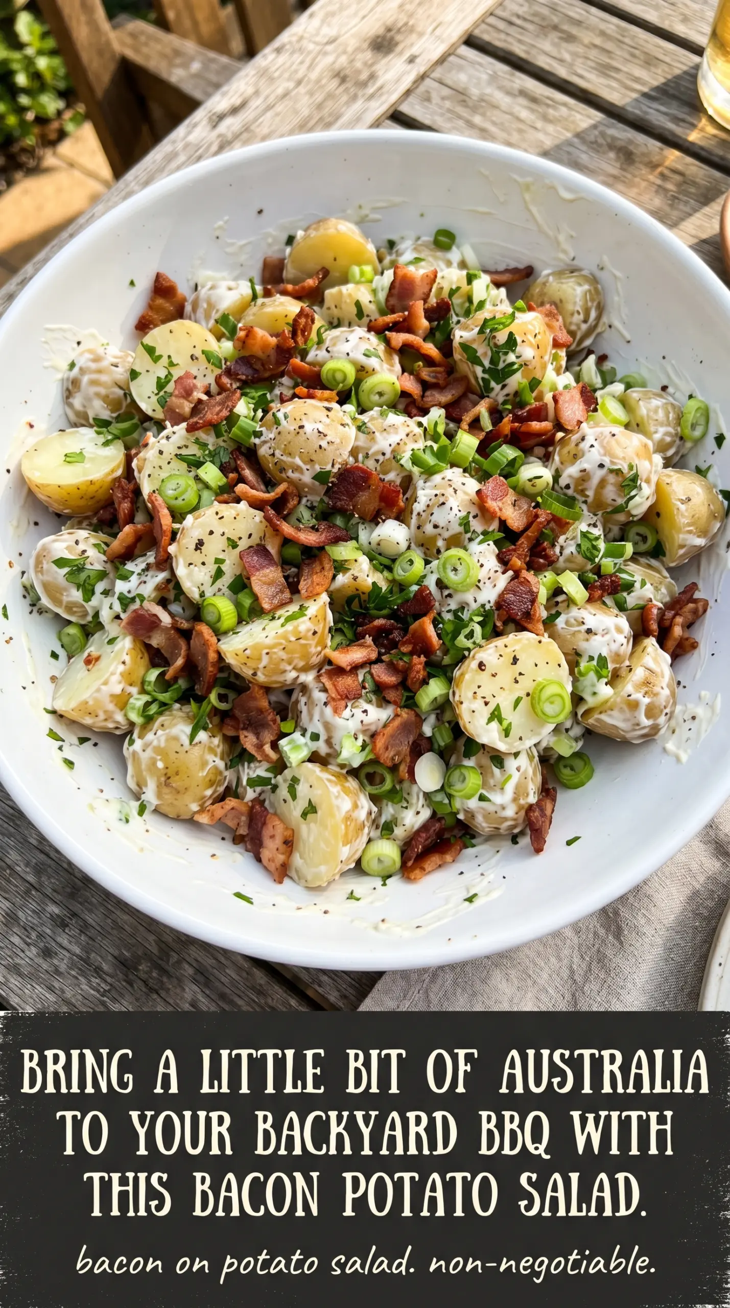 Tender cooked potatoes salad