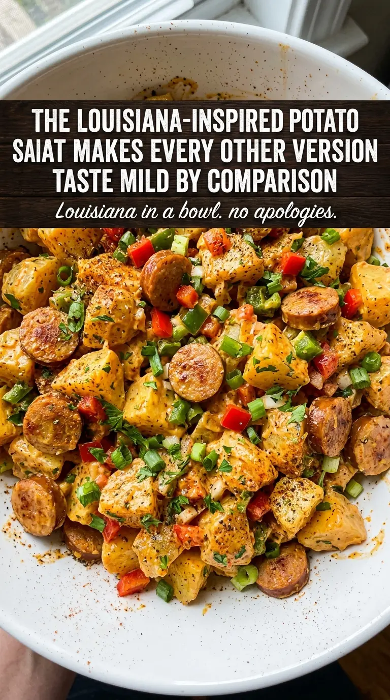 Cajun Potato Salad creamy spicy