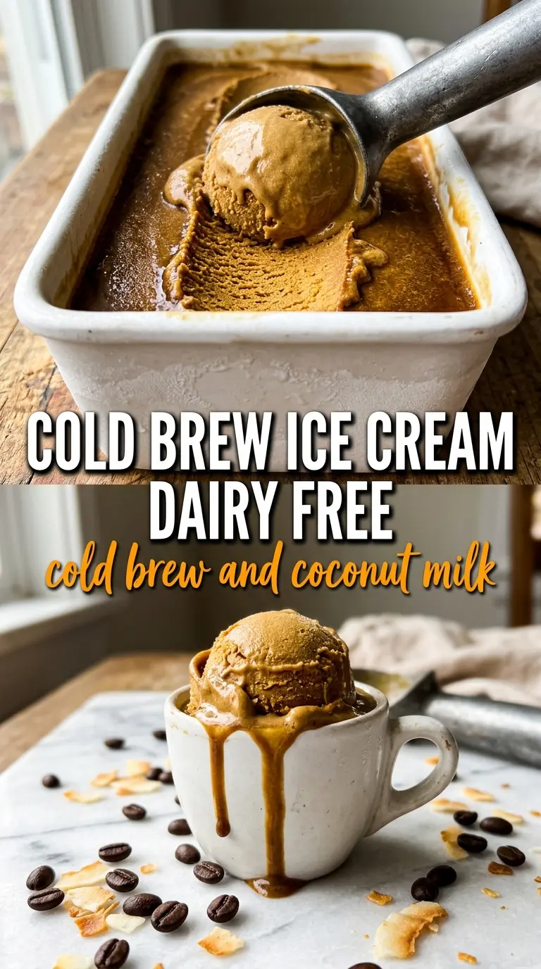 Scoop of homemade ice cream in a bowl