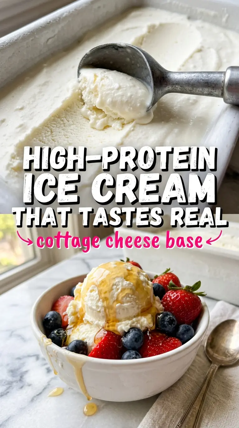 Cottage Cheese Ice Cream creamy vanilla